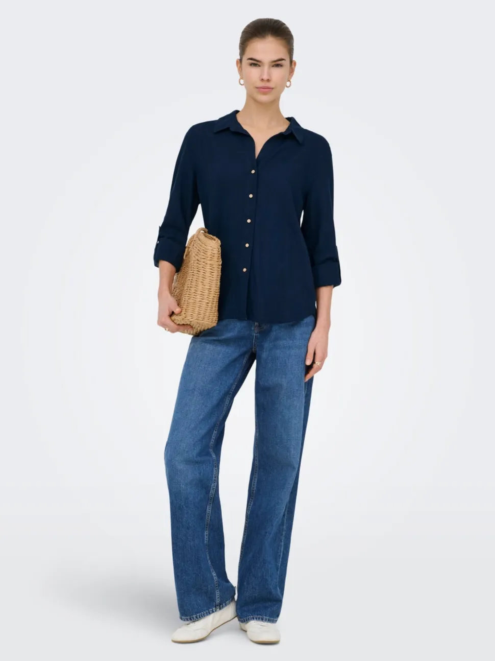 ONLGOA Lino Camicia