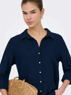 ONLGOA Lino Camicia