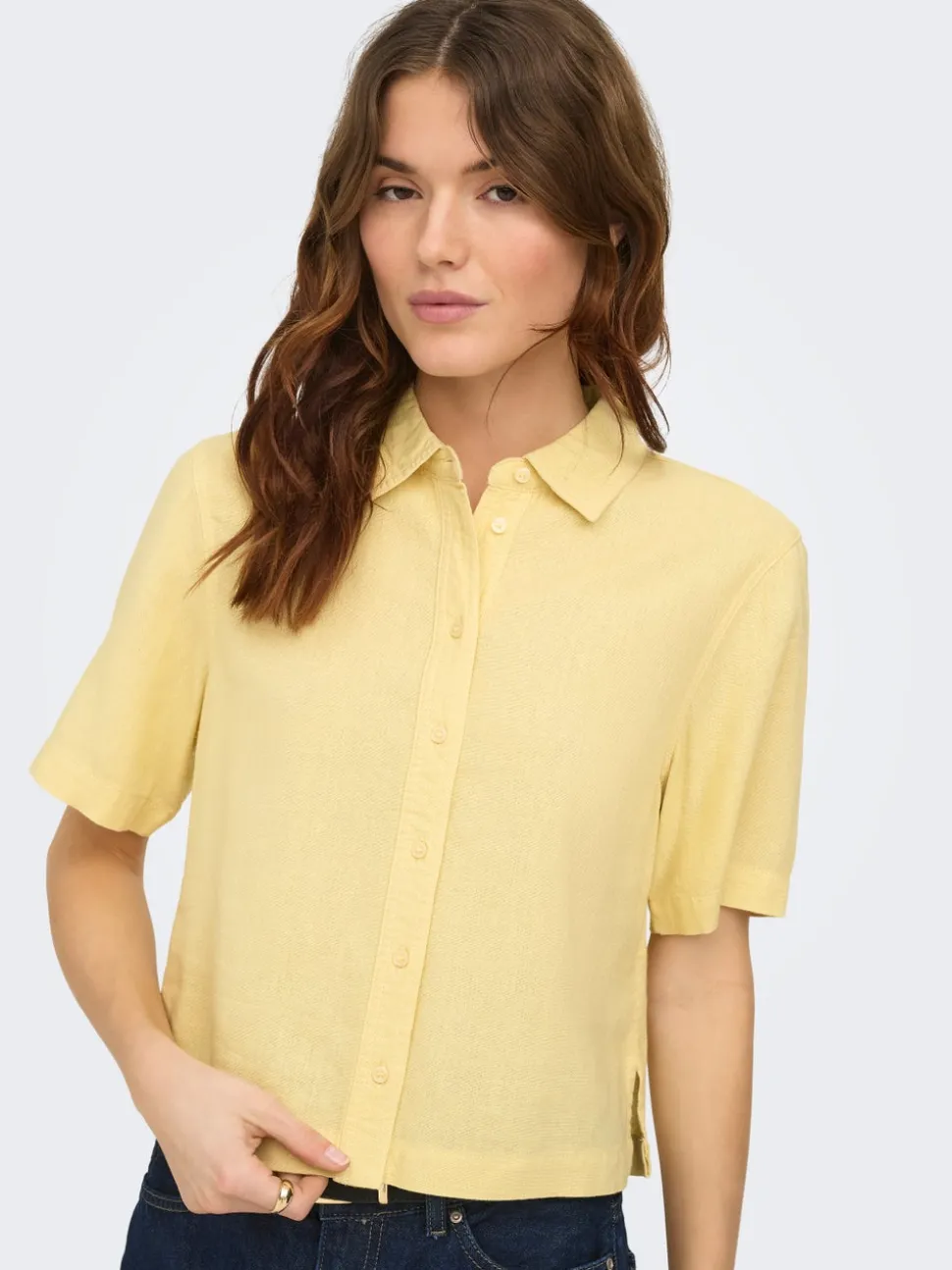 ONLGOA Lino Camicia