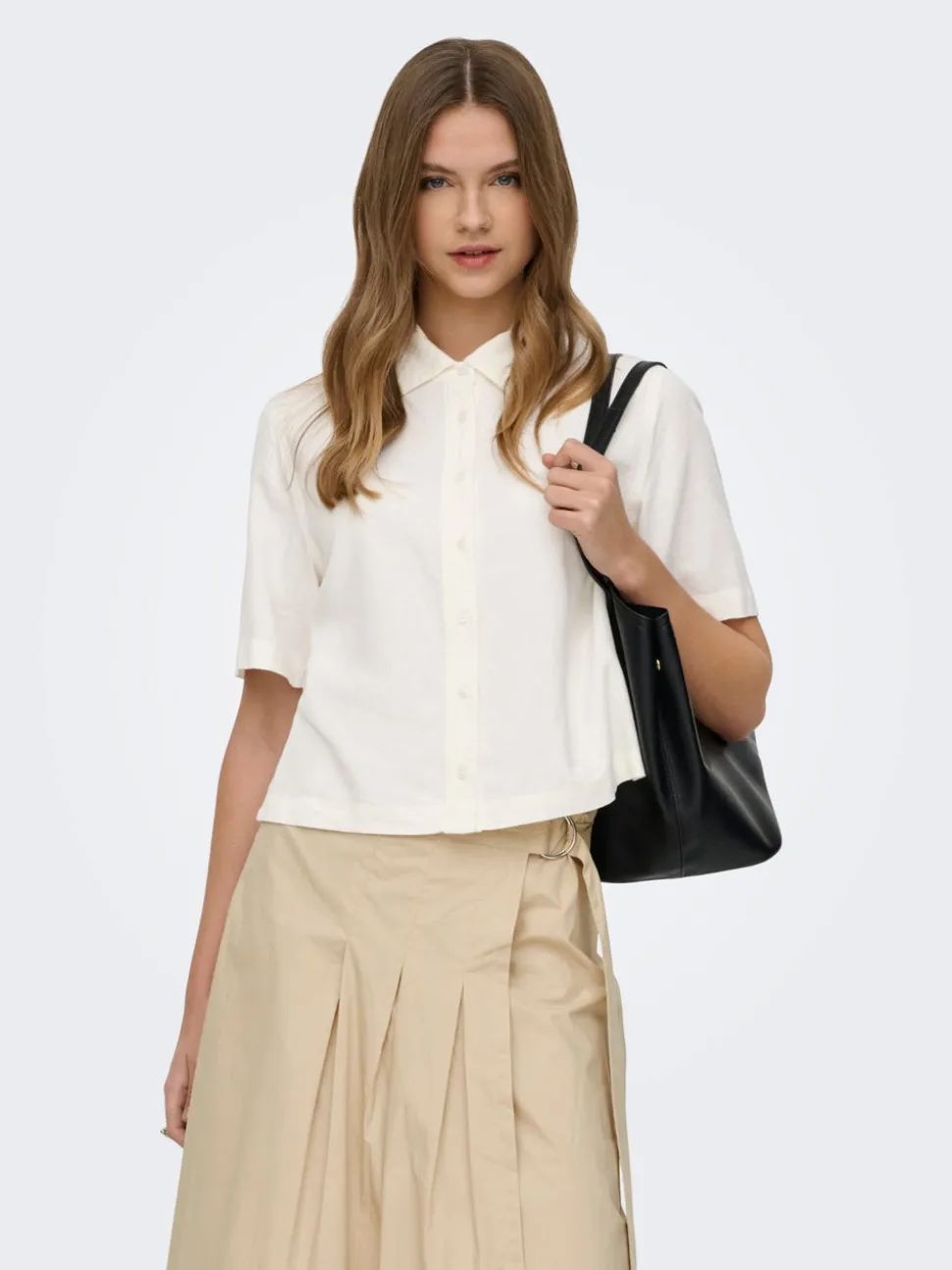 ONLGOA Lino Camicia