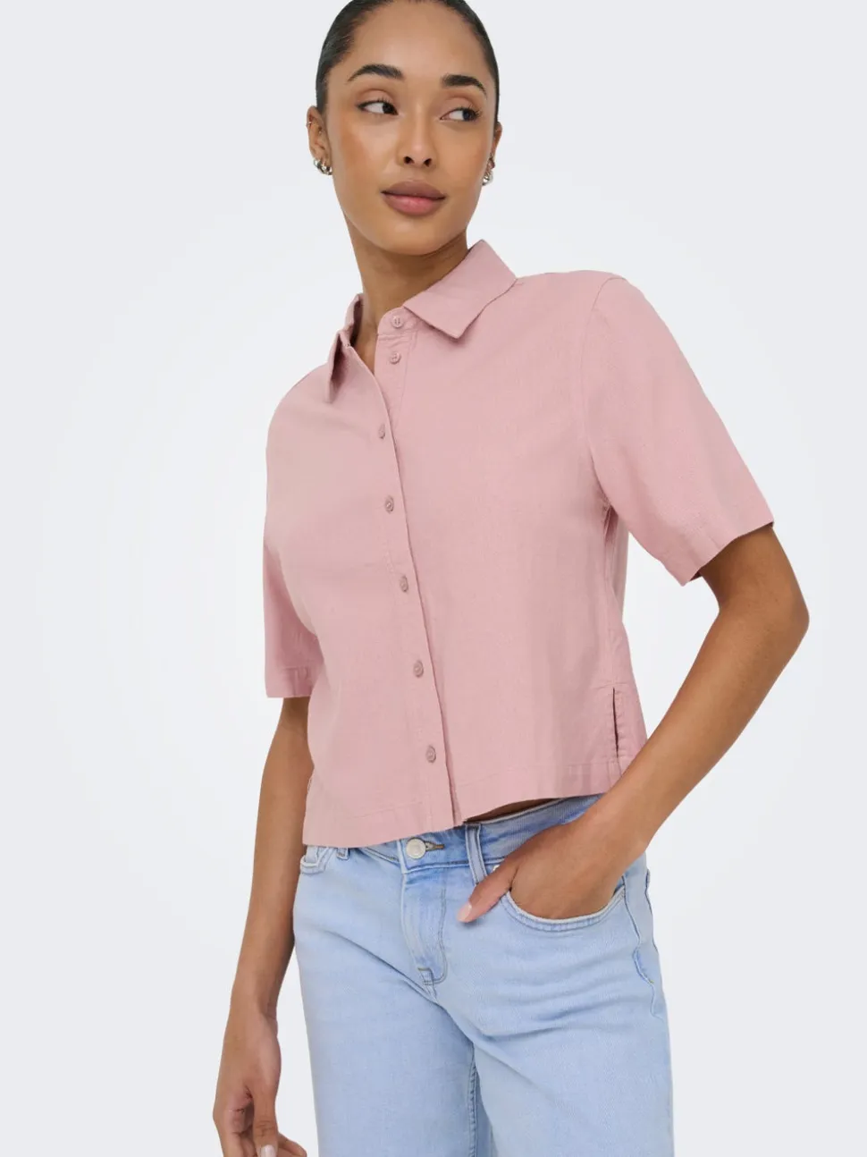 ONLGOA Lino Camicia