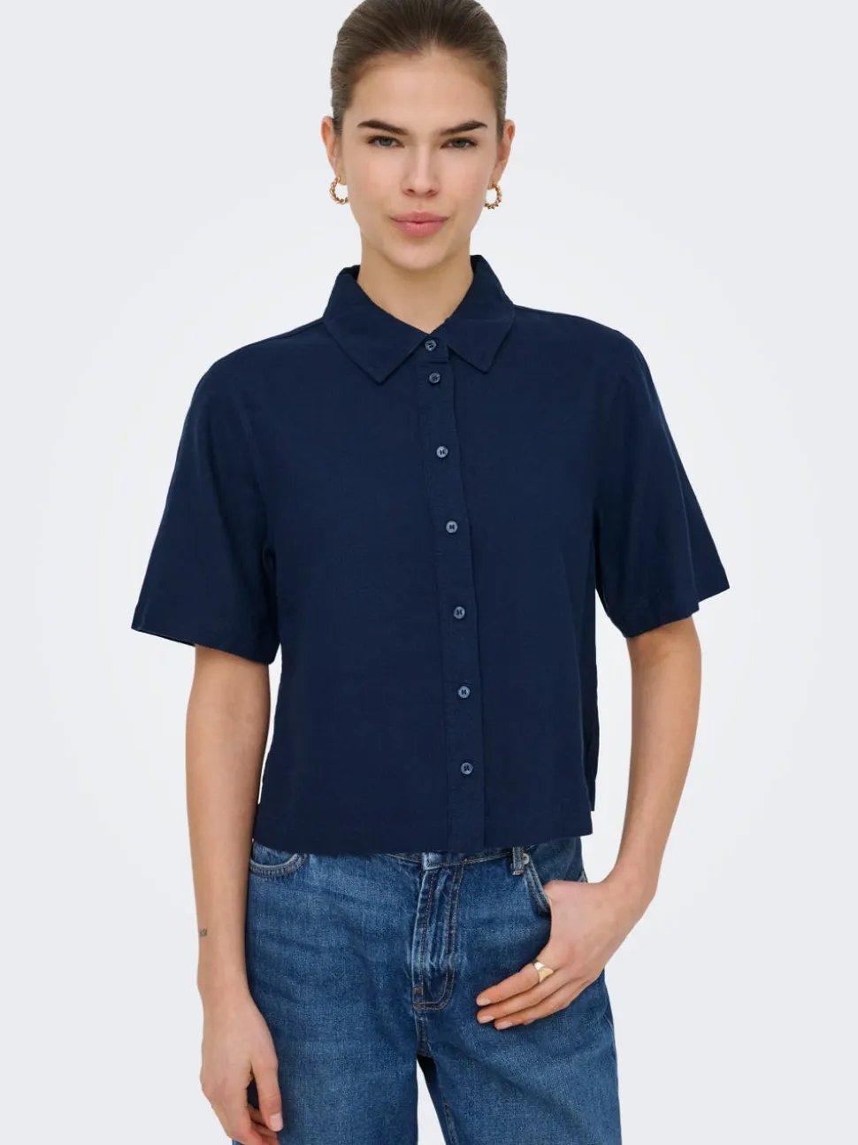 ONLGOA Lino Camicia