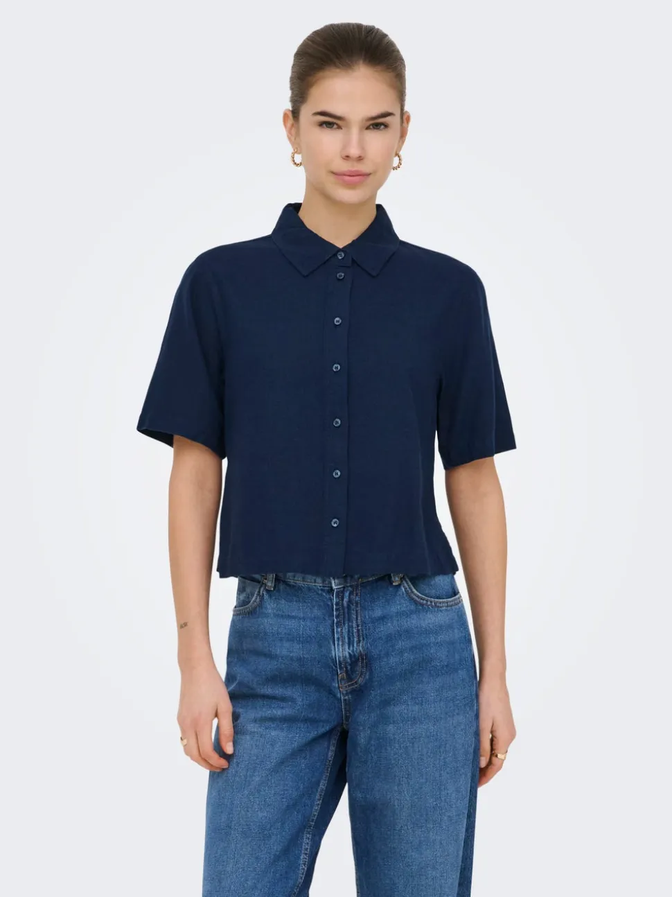 ONLGOA Lino Camicia
