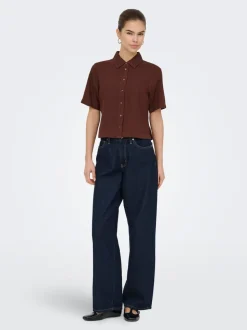 ONLGOA Lino Camicia