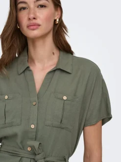 ONLGOA Lino Camicia