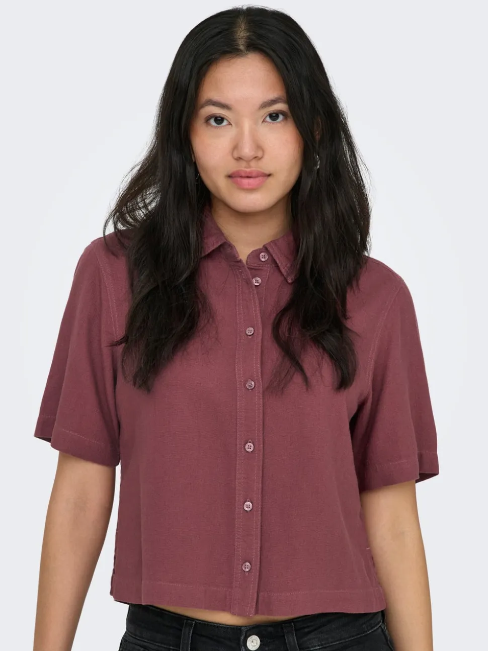 ONLGOA Lino Camicia