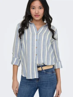 ONLGOA Lino Camicia