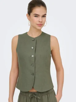 ONLGOA Lino Gilet formali