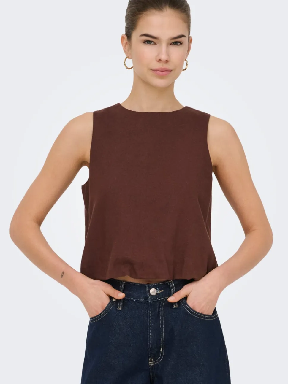 ONLGOA lino Top