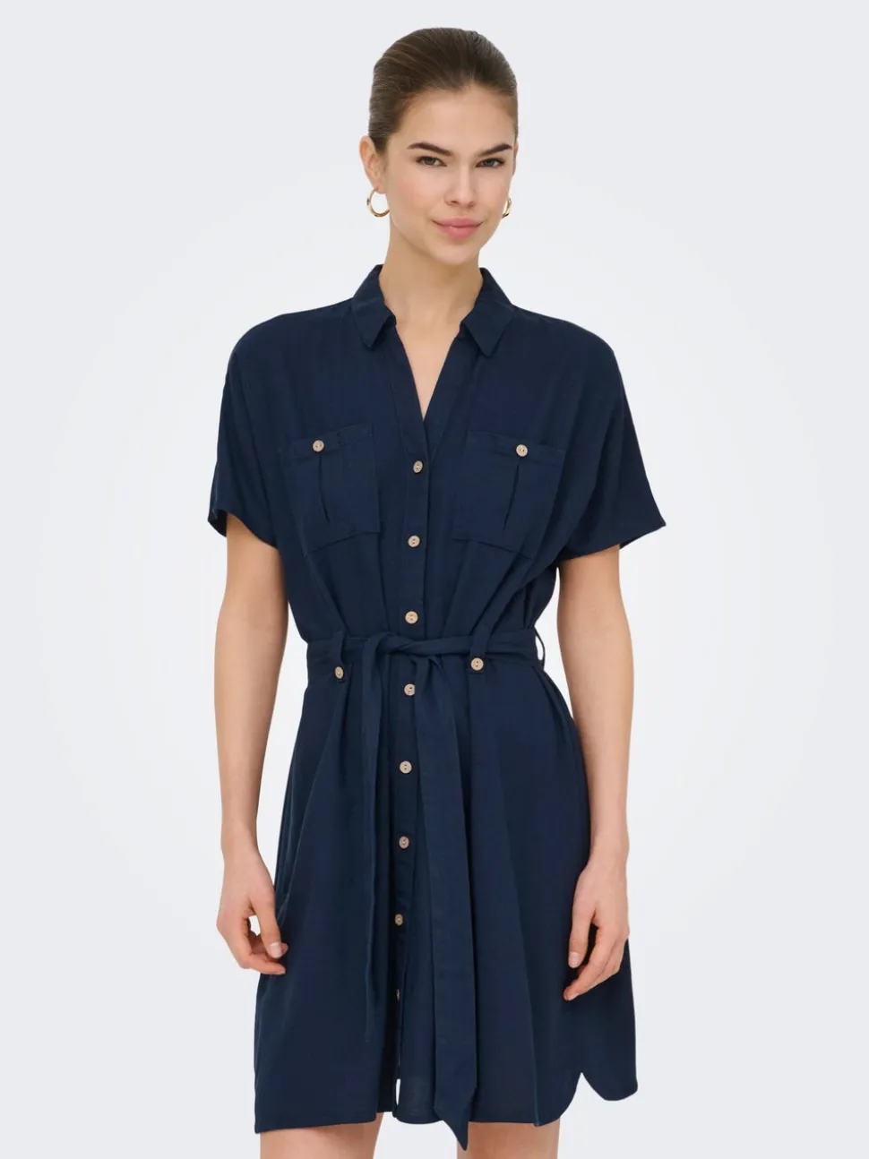 ONLGOA Lino Vestito corto