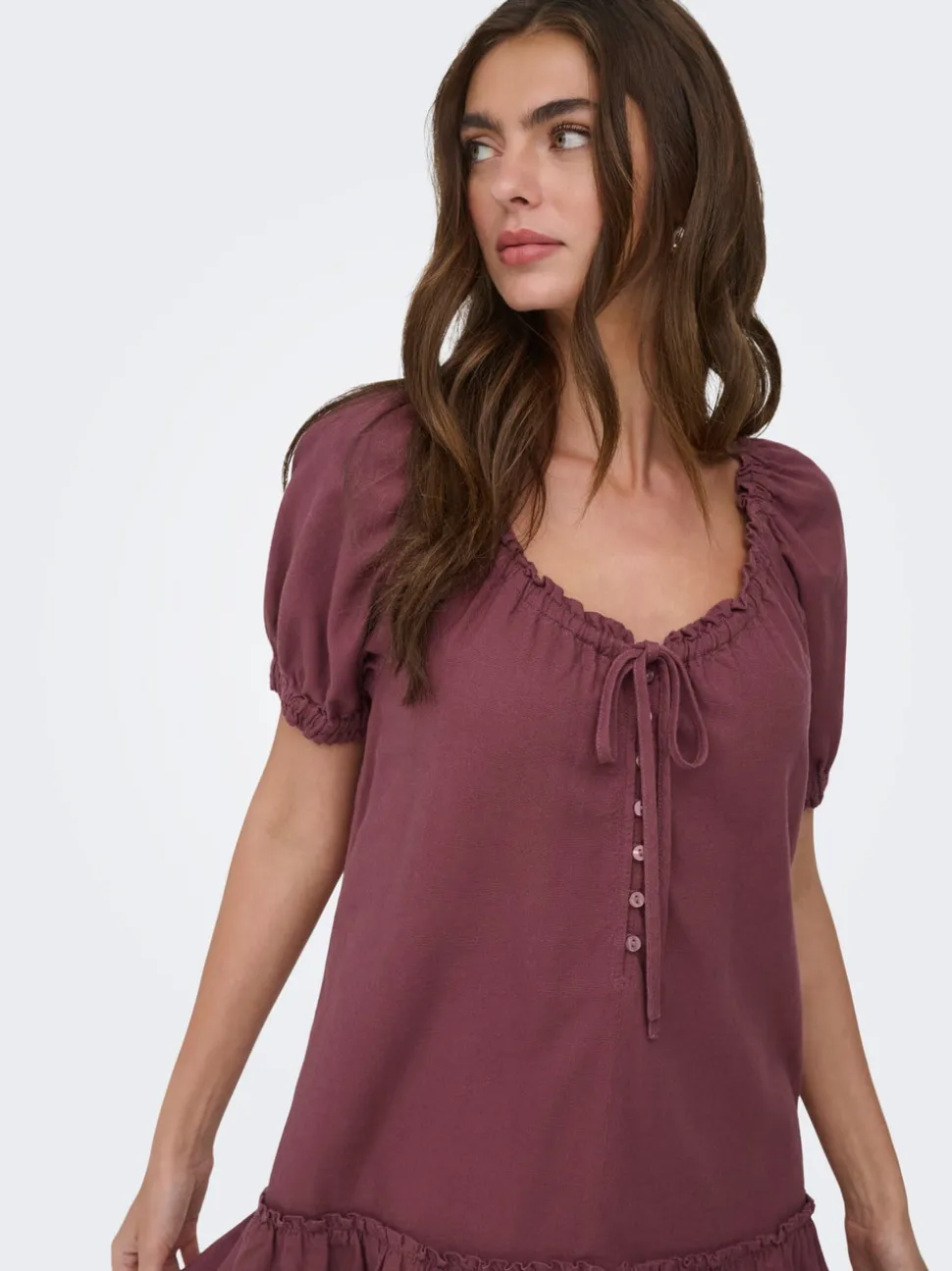 ONLGOA Lino Vestito corto