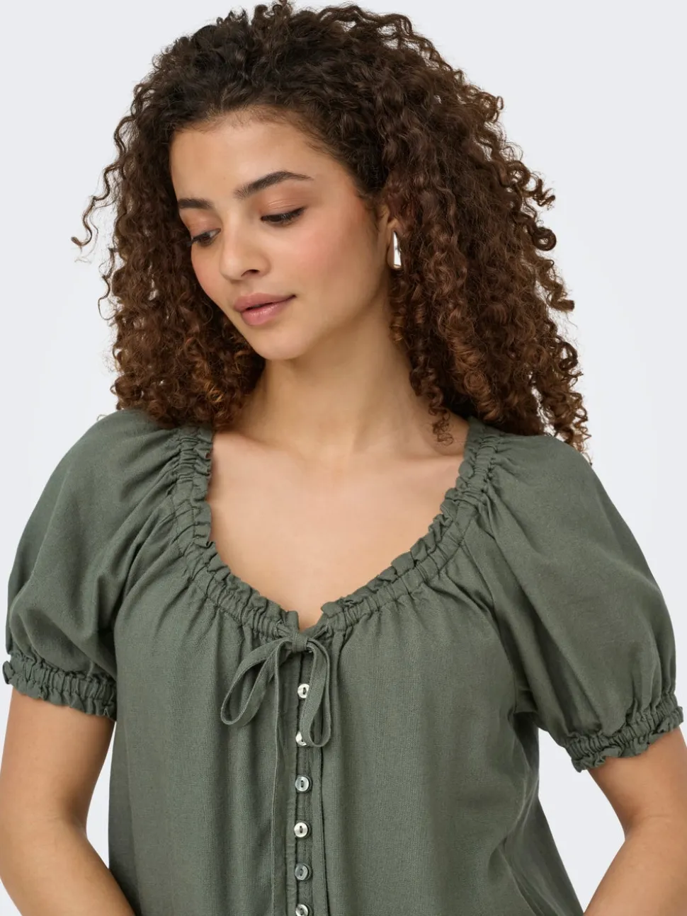 ONLGOA Lino Vestito corto