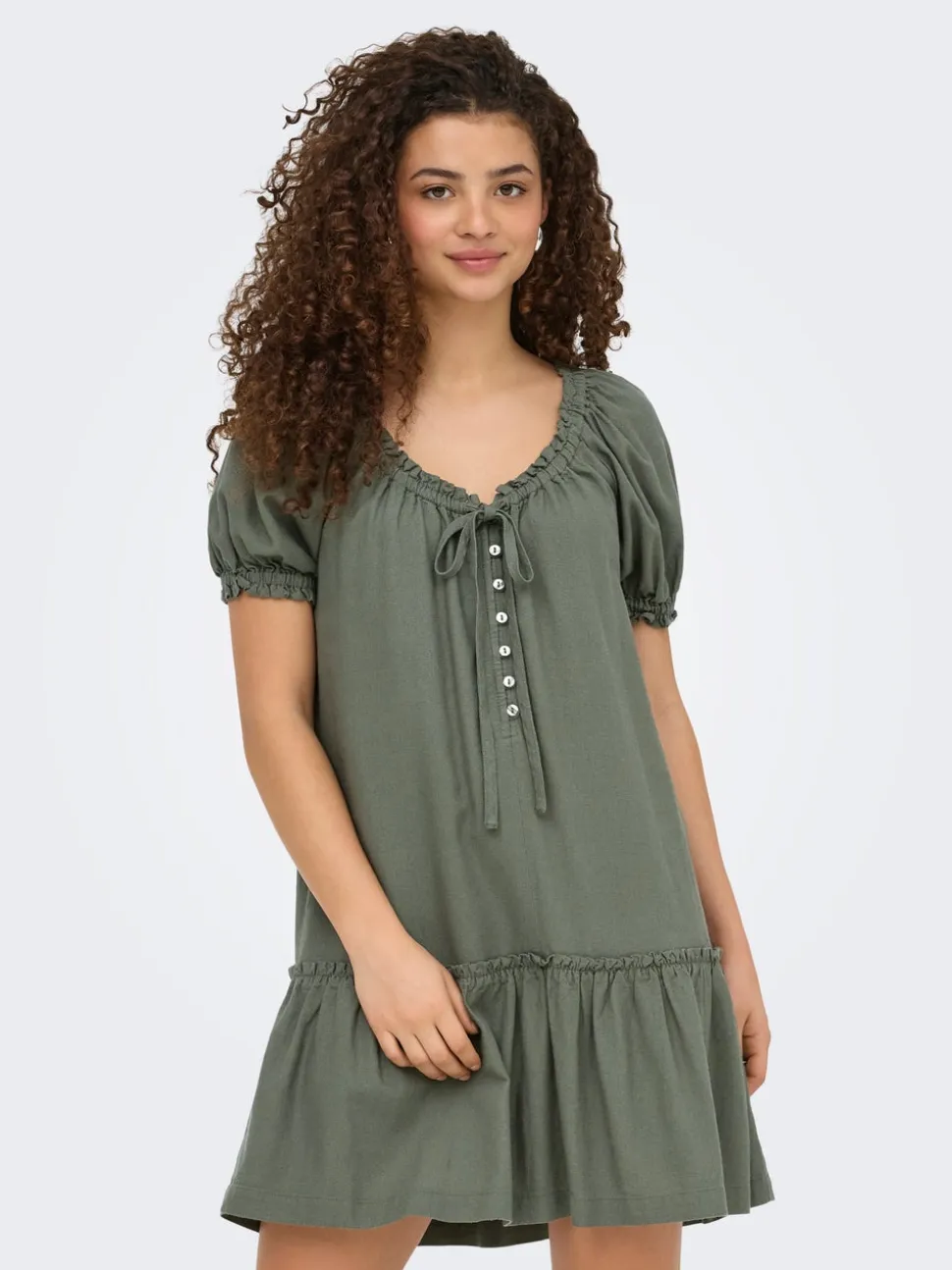 ONLGOA Lino Vestito corto