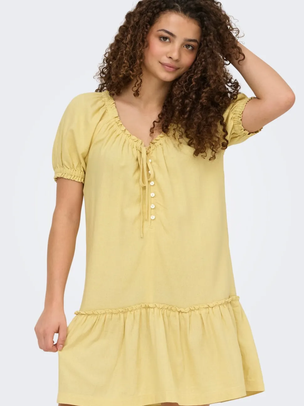 ONLGOA Lino Vestito corto