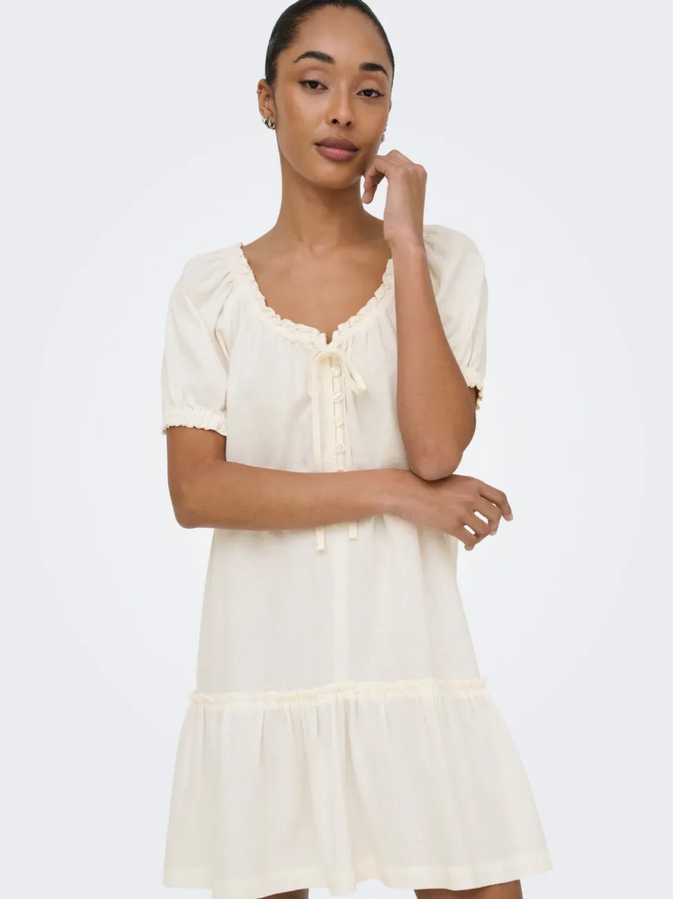 ONLGOA Lino Vestito corto