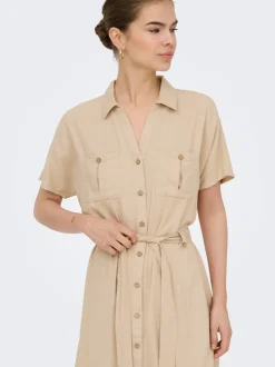 ONLGOA Lino Vestito corto