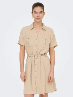 ONLGOA Lino Vestito corto