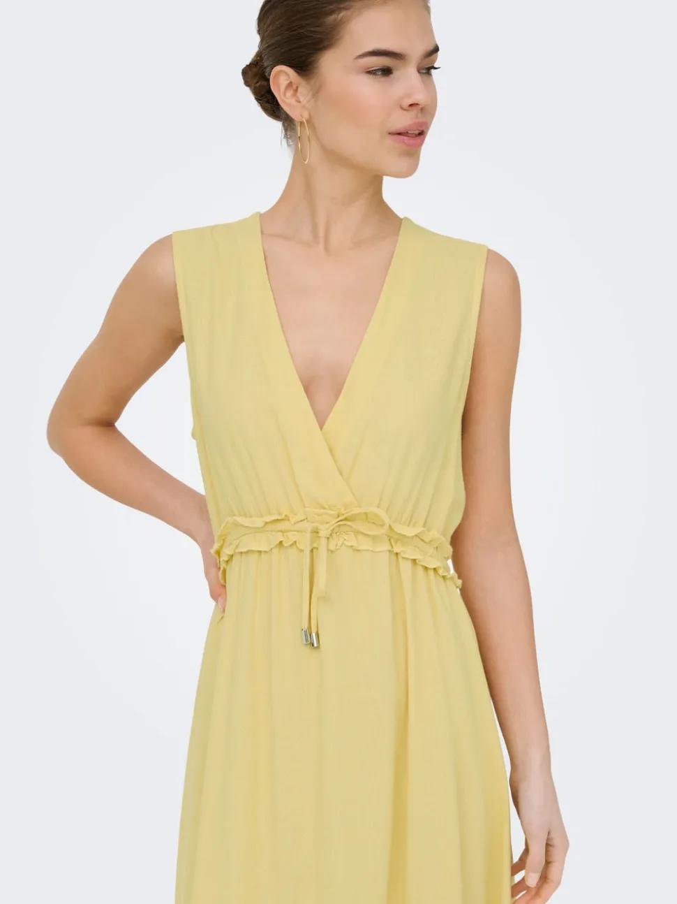 ONLGOA Lino Vestito lungo