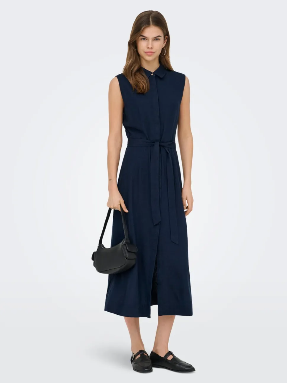 ONLGOA Lino Vestito lungo