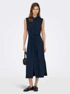 ONLGOA Lino Vestito lungo