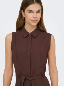 ONLGOA Lino Vestito lungo