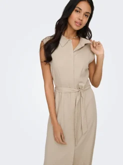 ONLGOA Lino Vestito lungo