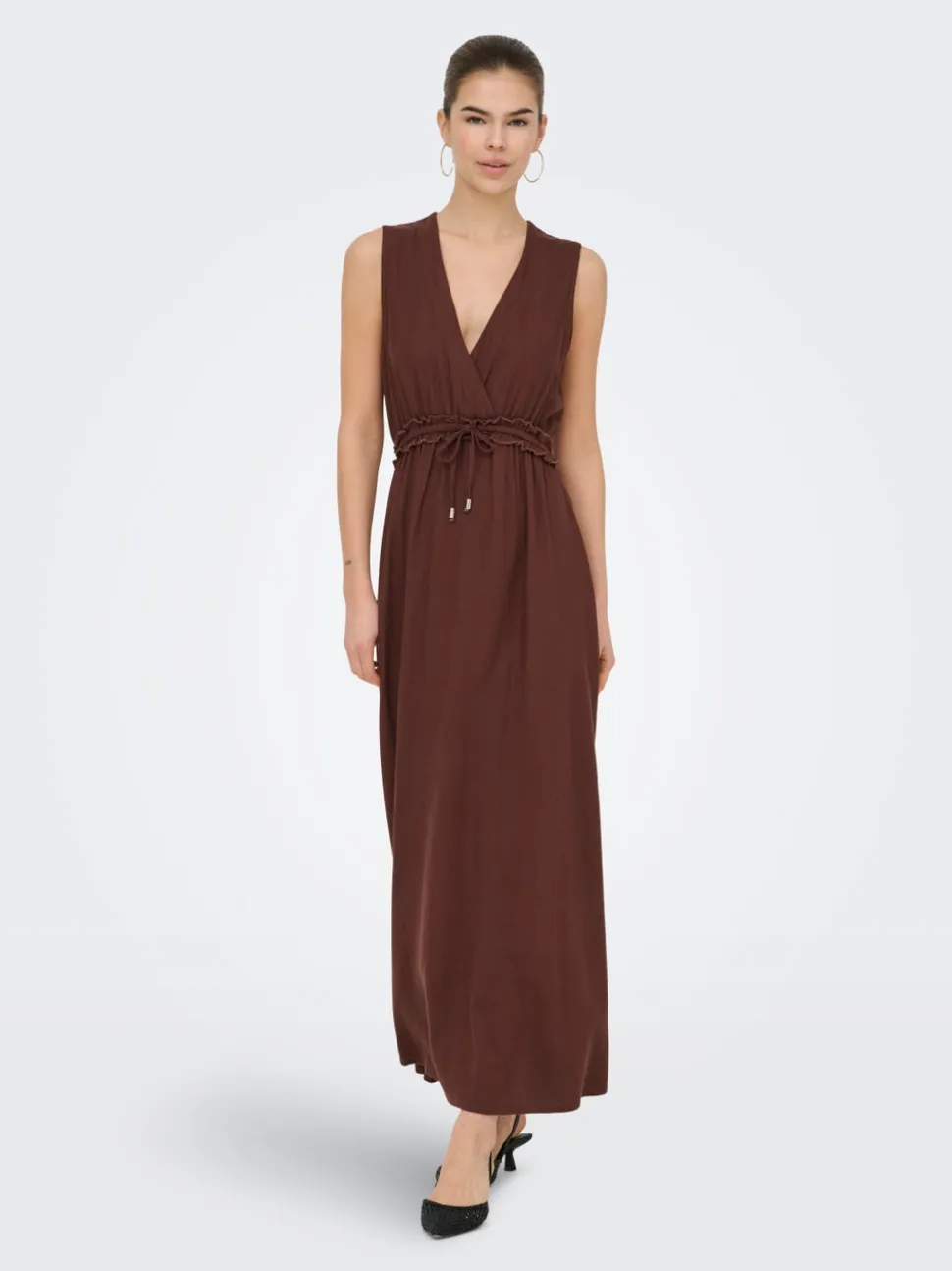 ONLGOA Lino Vestito lungo