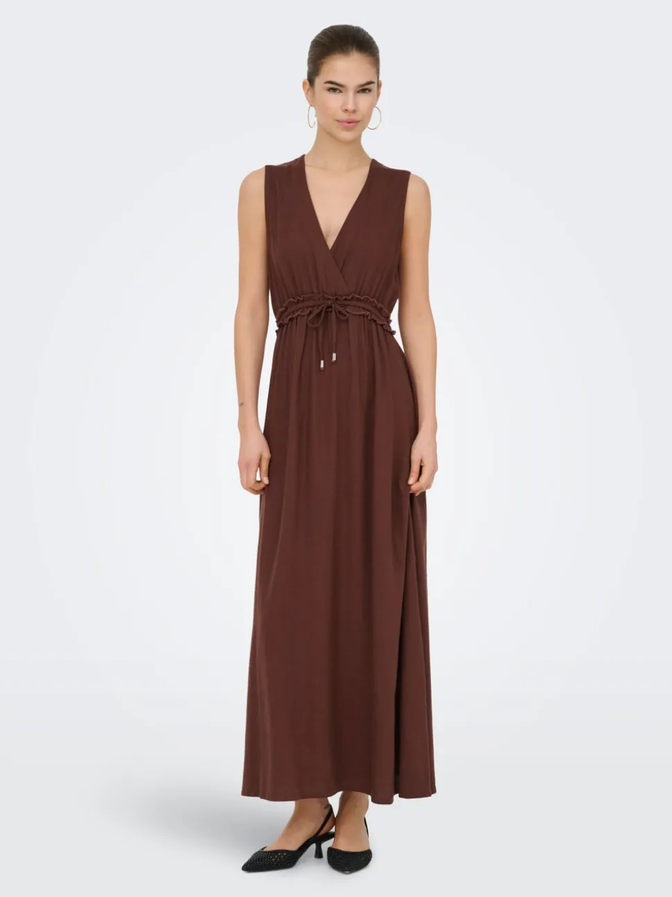 ONLGOA Lino Vestito lungo