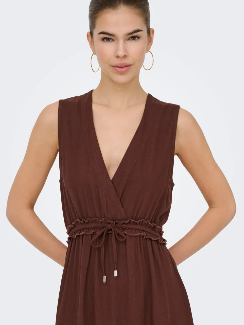 ONLGOA Lino Vestito lungo