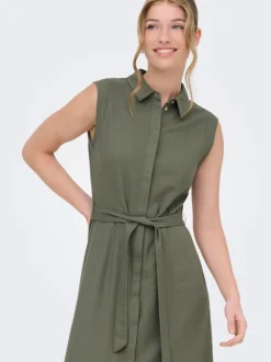 ONLGOA Lino Vestito lungo