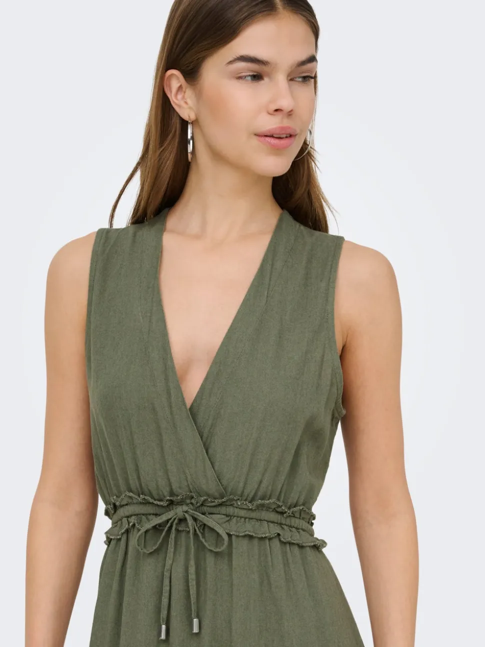 ONLGOA Lino Vestito lungo