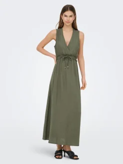 ONLGOA Lino Vestito lungo