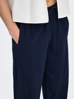 ONLGOA Straight Fit Lino Pantaloni