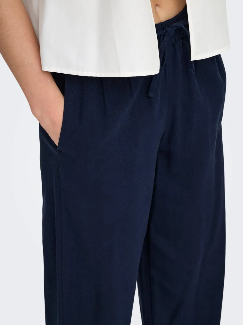 ONLGOA Straight Fit Lino Pantaloni