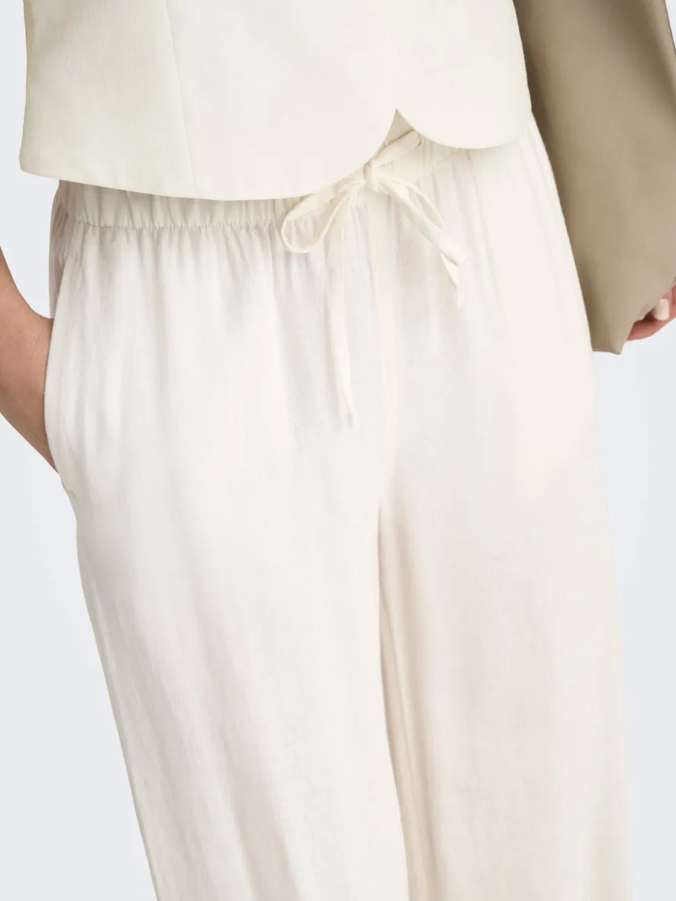 ONLGOA Straight Fit Lino Pantaloni