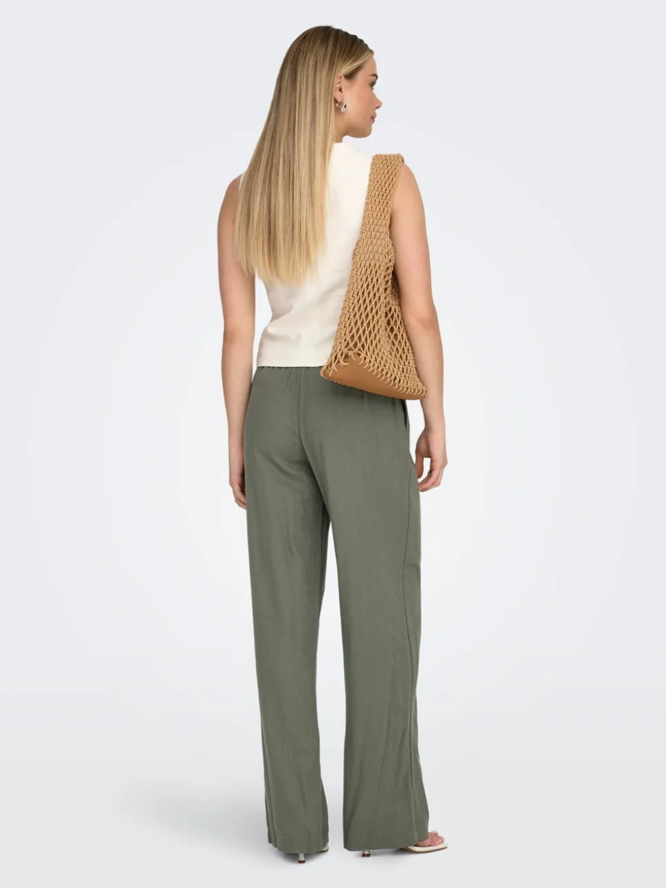 ONLGOA Straight Fit Lino Pantaloni