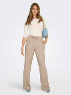 ONLGOA Straight Fit Lino Pantaloni