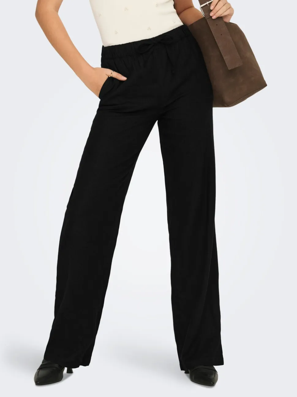 ONLGOA Straight Fit Lino Pantaloni