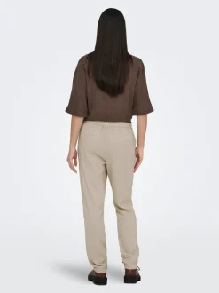 ONLGOA-POPTRASH Comfort Fit Lino Pantaloni