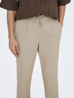 ONLGOA-POPTRASH Comfort Fit Lino Pantaloni