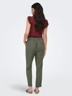 ONLGOA-POPTRASH Comfort Fit Lino Pantaloni