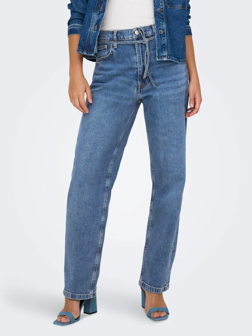 ONLGYPSY Vita alta Slim Straight Fit Jeans