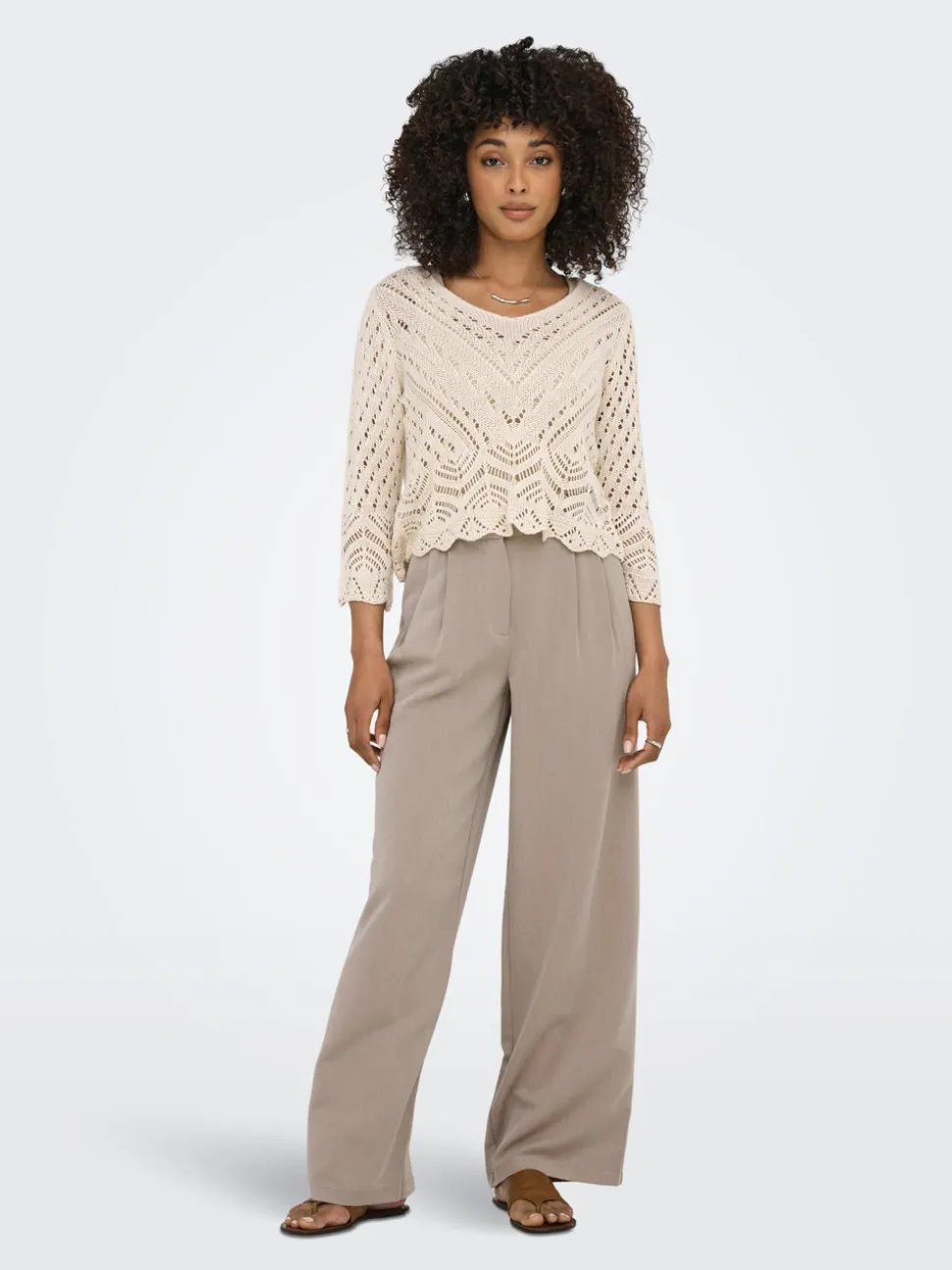 ONLHATTIE Straight Tapered Fit Pantaloni