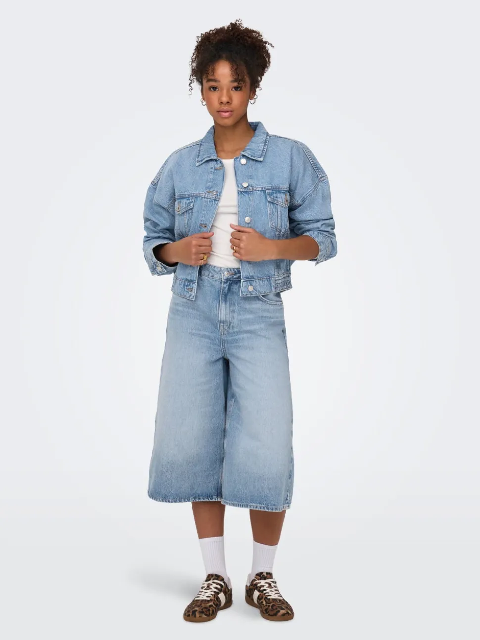 ONLHOPE Vita alta Cropped Fit Lungo Jeans