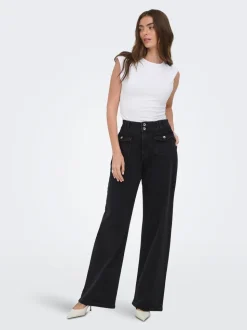 ONLHOPE Vita alta Wide Leg Fit Jeans