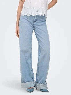 ONLHOPE Vita alta Wide Leg Fit Jeans