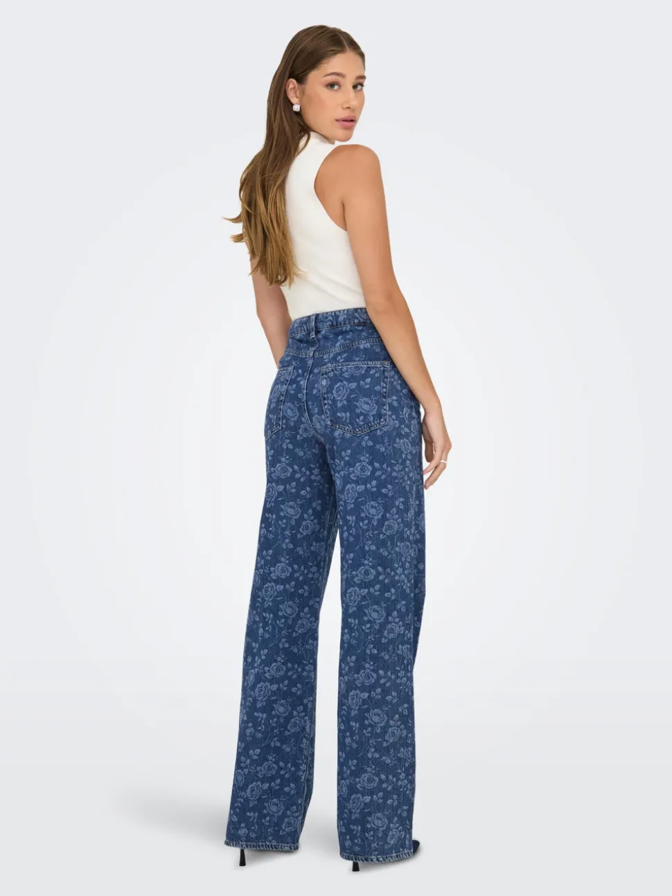 ONLHOPE Vita alta Wide Leg Fit Lunghezza alla caviglia Jeans