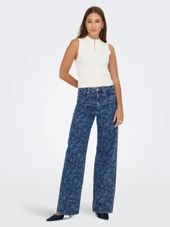 ONLHOPE Vita alta Wide Leg Fit Lunghezza alla caviglia Jeans