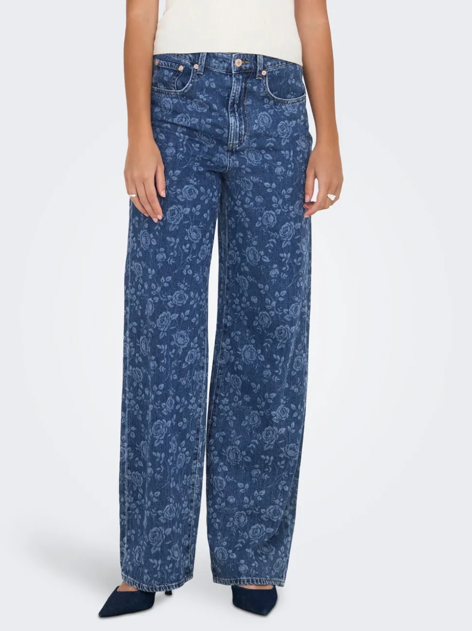 ONLHOPE Vita alta Wide Leg Fit Lunghezza alla caviglia Jeans
