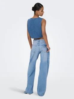 ONLHOPE Vita alta Wide Leg Fit Jeans